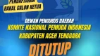 Pendaftaran Bakal Calon Ketua  KNPI Aceh Tenggara Di Tutup. 