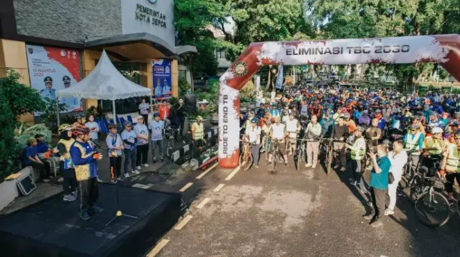 500 Pesepeda Lintas Komunitas Ramaikan Tour De Situ 2023